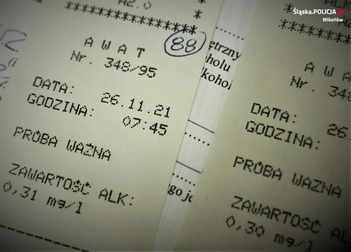 38-latek zatrzymany za ponowną jazdę po alkoholu. Grożą mu 2 lata więzienia