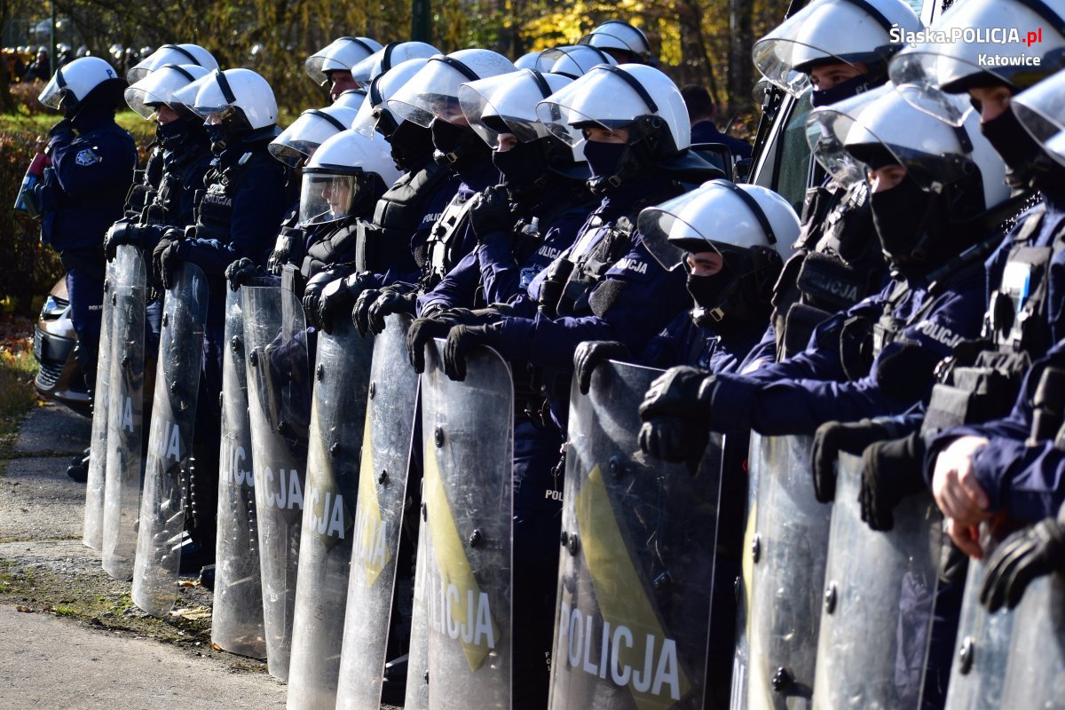 Zabezpieczali mecz GKS-u z Koroną Kielce