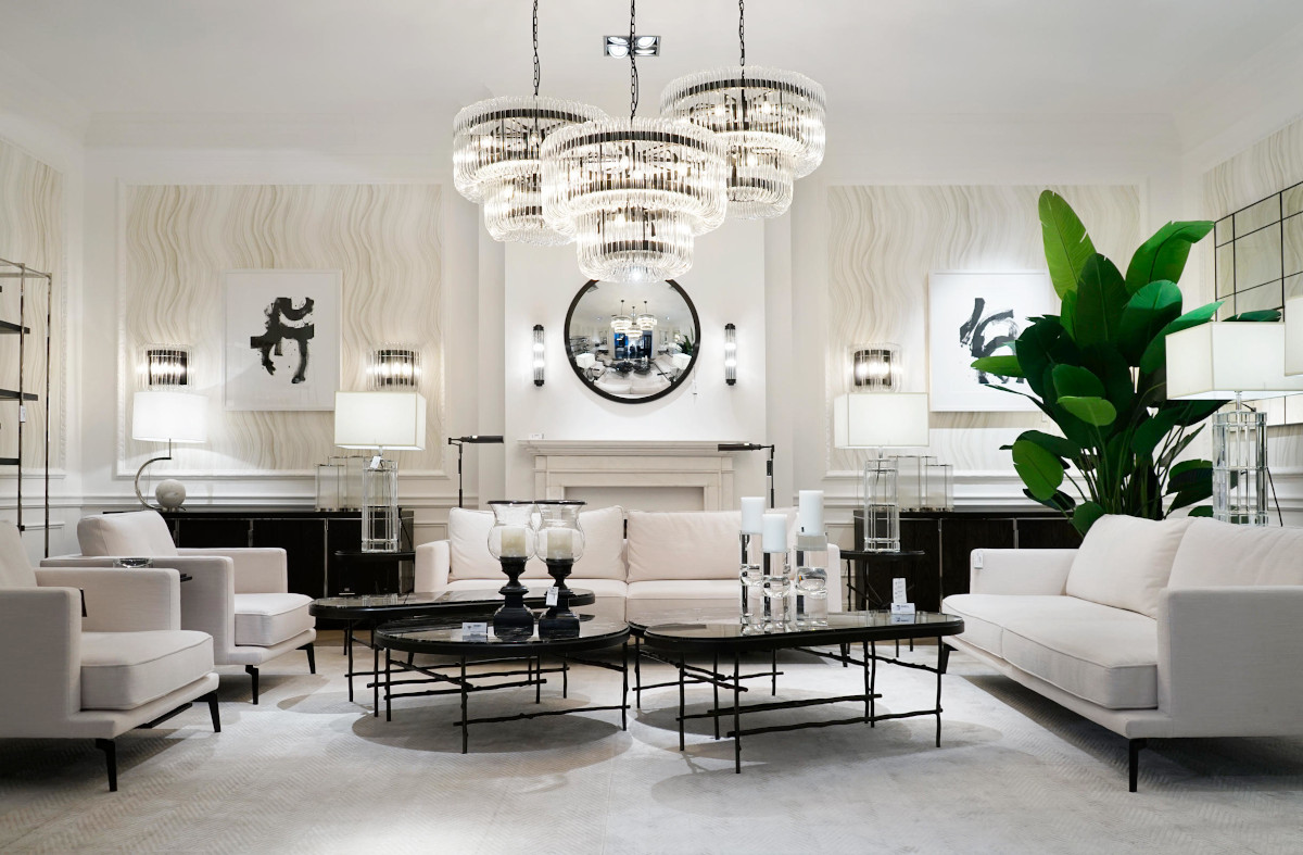 Przegląd najnowszych luksusowych mebli, oświetlenia i akcesoriów domowych marki Eichholtz