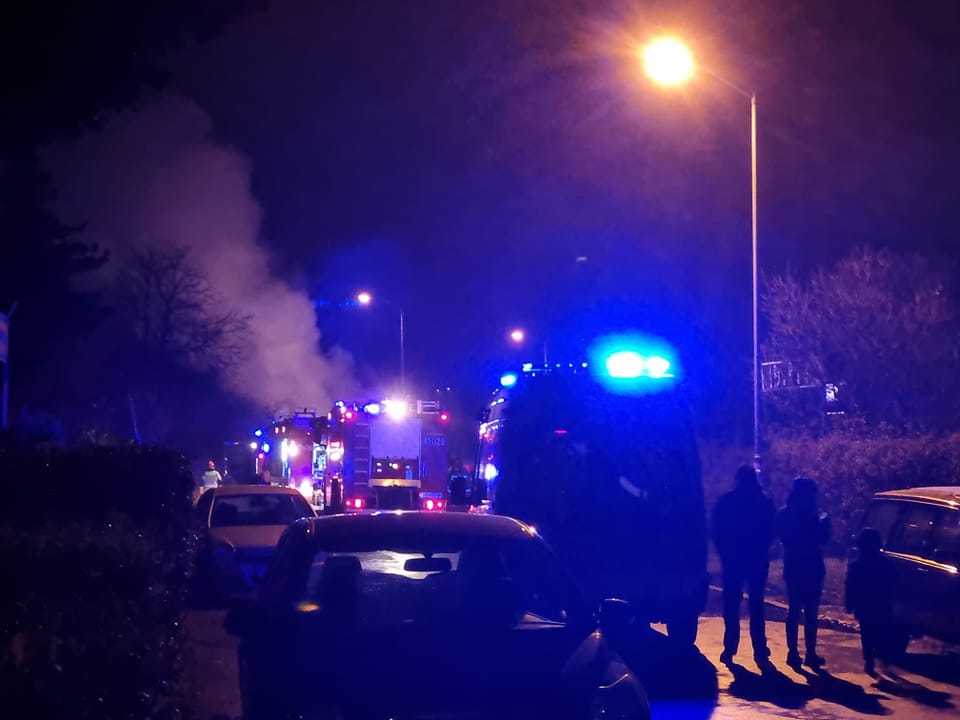 Chorzów: Wybuch butli gazowej na ROD "Wypoczynek Górnika"