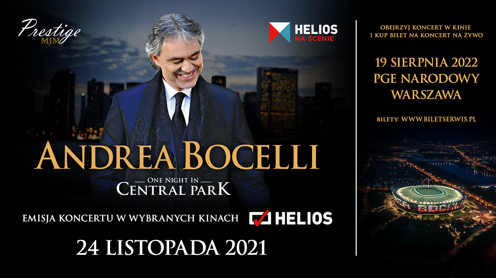 Wieczór z muzyką w kinach Helios!