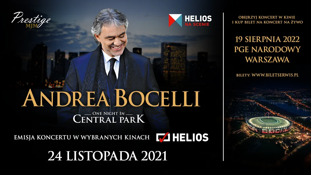 Wieczór z muzyką w kinach Helios!