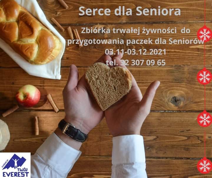 Fundacja Twój Everest organizuje zbiórkę żywności "Serce dla seniora"