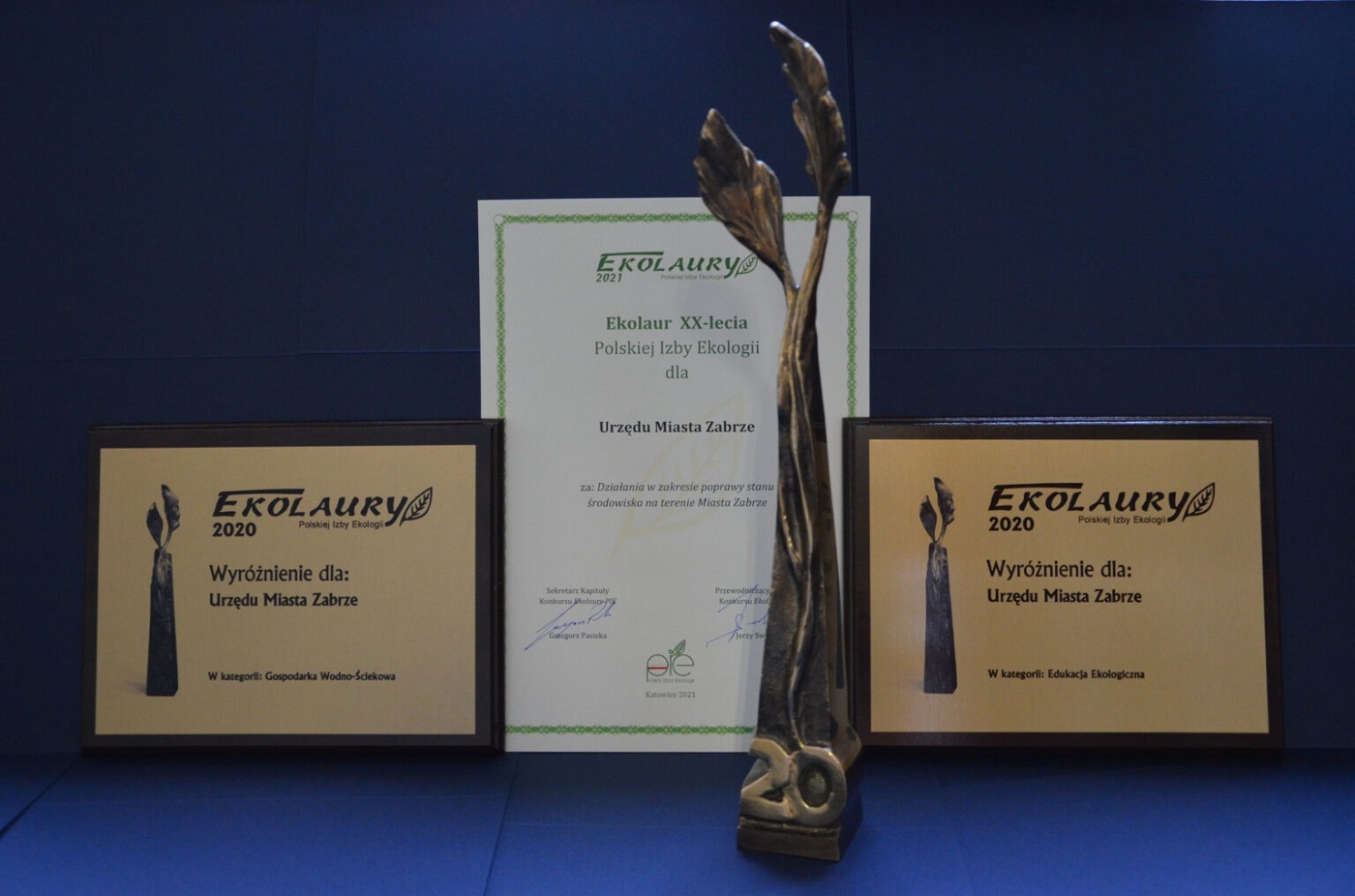 Zabrze laureatem prestiżowej nagrody "Ekolaury"