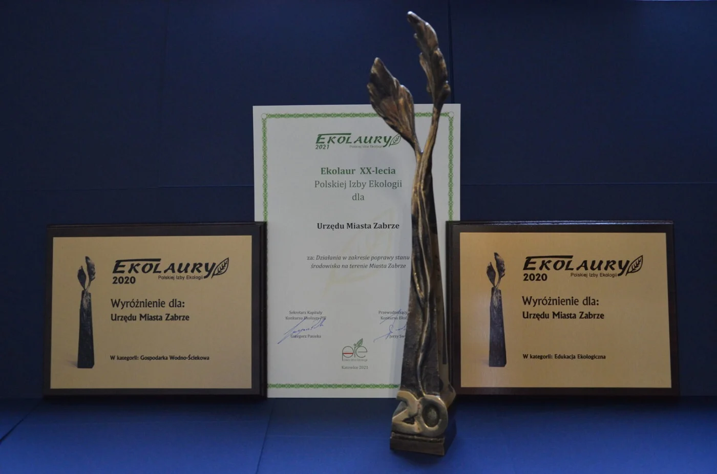 Zabrze laureatem prestiżowej nagrody "Ekolaury"