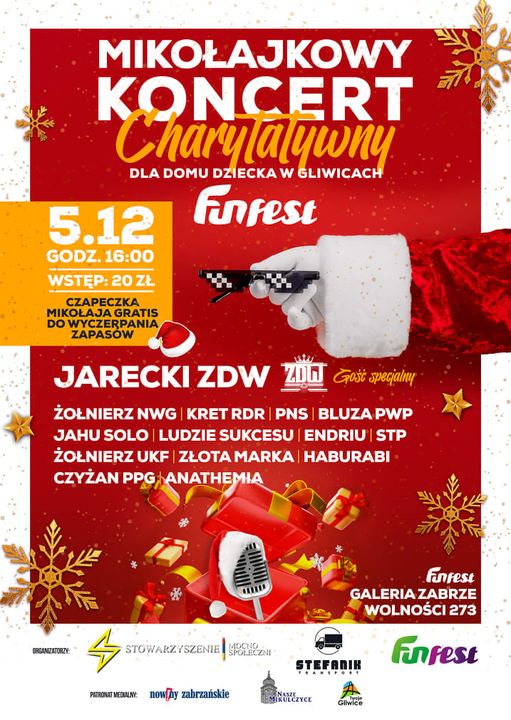 "Mikołajkowy Koncert Charytatywny" na rzecz dzieci z domu dziecka