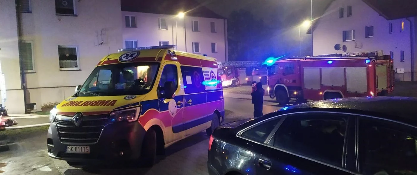 Ruda Śląska: Pożar mieszkania przy ul. Dobrej Nadziei