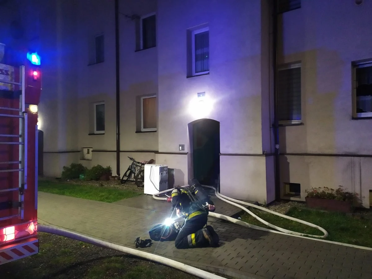 Ruda Śląska: Pożar mieszkania przy ul. Dobrej Nadziei