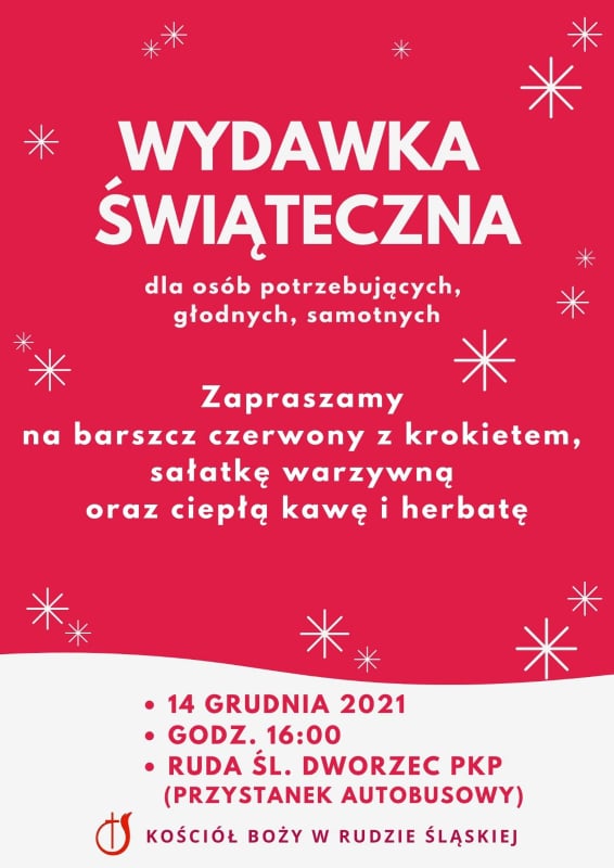 Wydawka Świąteczna już jutro. Na potrzebujących będzie czekał ciepły posiłek