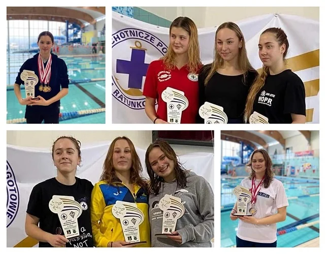 Rudzianie wrócili z Zimowych Mistrzostw Polski w sportowym ratownictwie wodnym z medalami