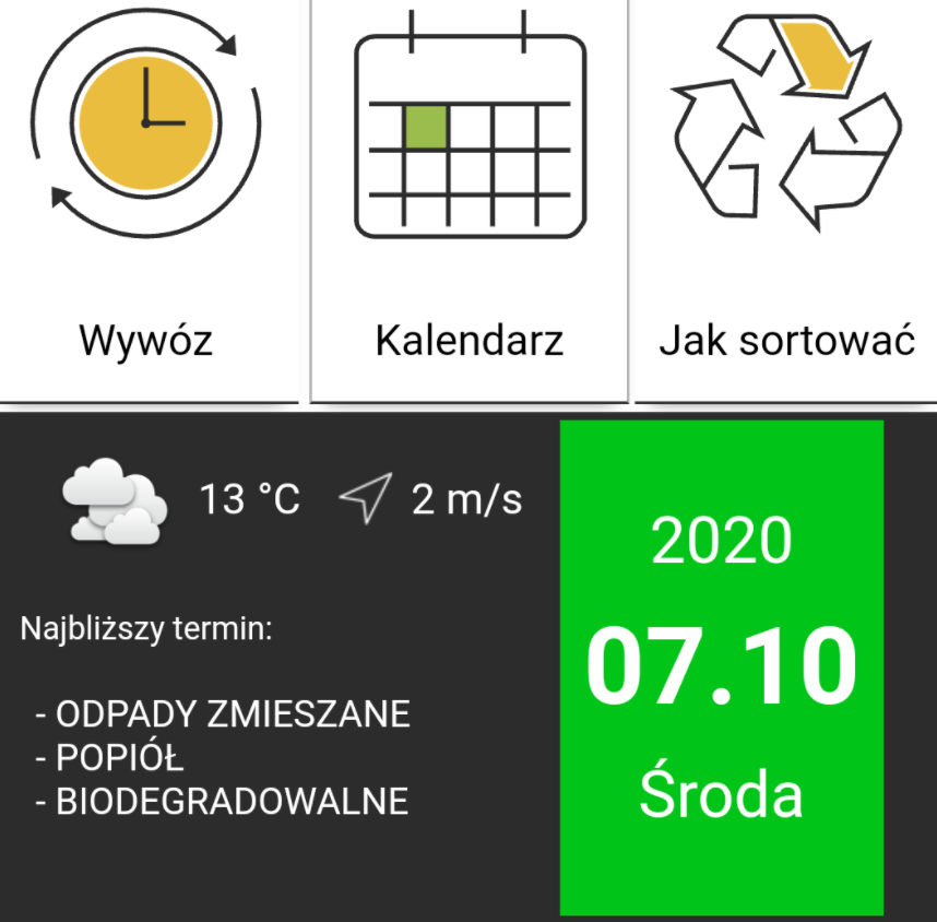 Harmonogramy wywozu odpadów na 2022 rok