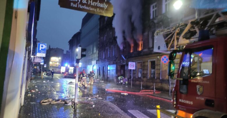 Potężny wybuch gazu w Bytomiu! W pomieszczeniu przebywała jedna osoba