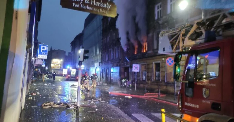 Potężny wybuch gazu w Bytomiu! W pomieszczeniu przebywała jedna osoba