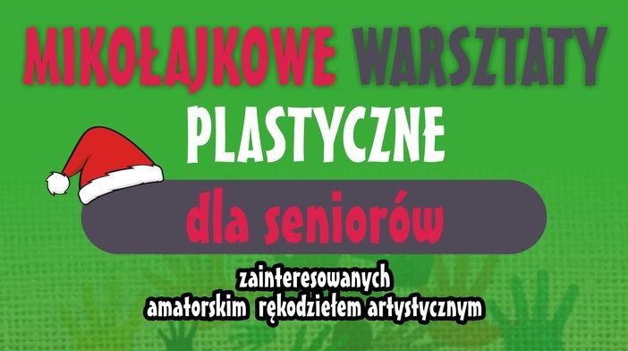 Mikołajkowe warsztaty plastyczne dla seniorów w sosnowieckiej bibliotece