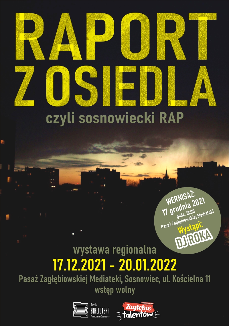"Raport z osiedla – sosnowiecki RAP" w Zagłębiowskiej Mediatece!