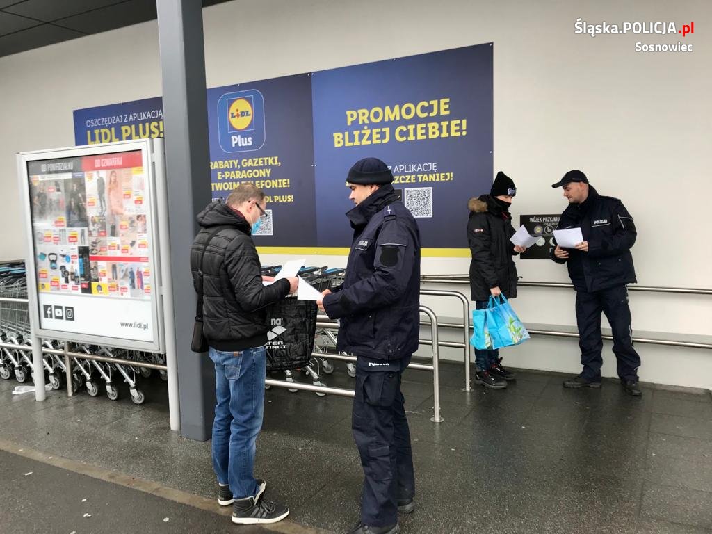 "Wybuchowa" akcja profilaktyczna sosnowieckich policjantów