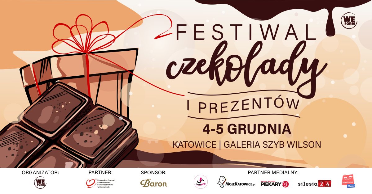 Festiwal Czekolady i Prezentów w Szybie Wilson już w ten weekend!
