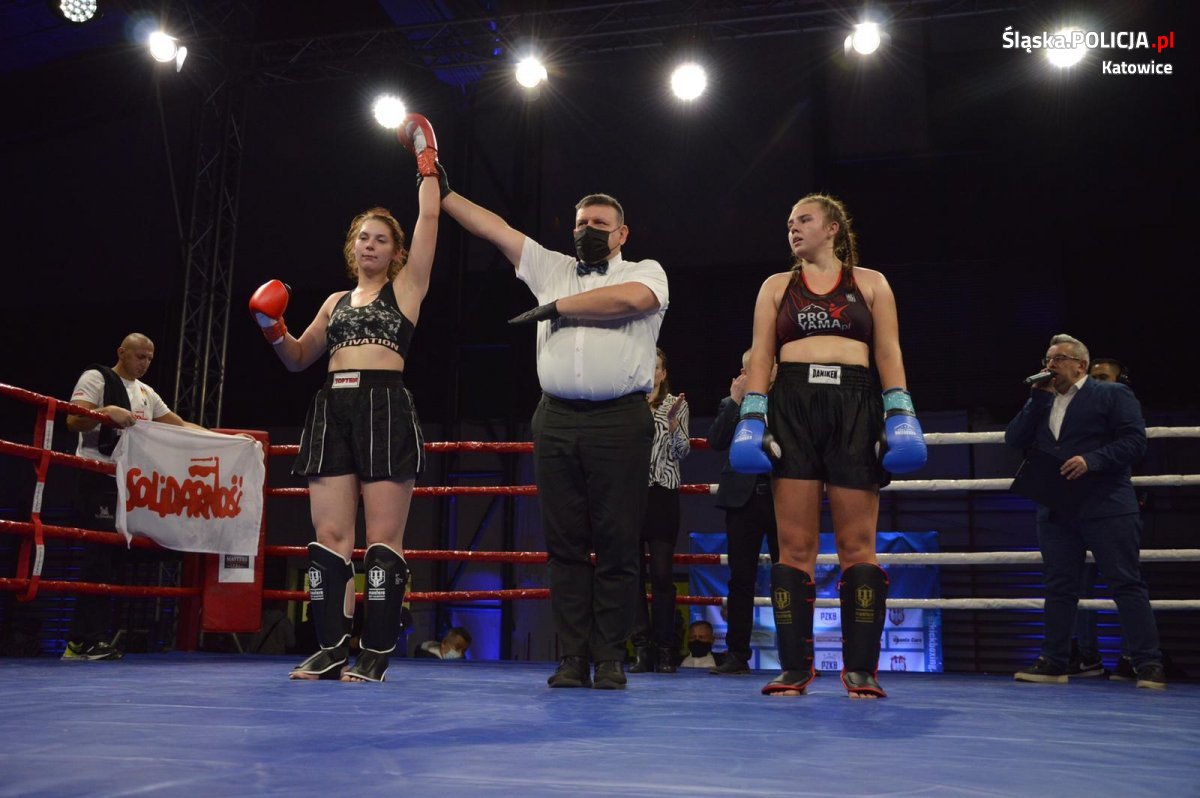 Katowicka policjantka zawodową mistrzynią Polski w kikboxingu