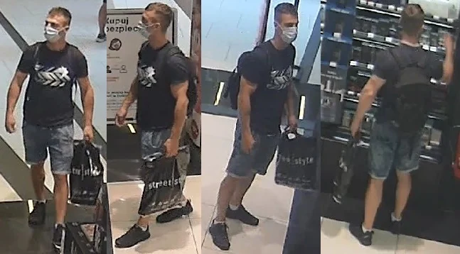 Podejrzany o kradzież perfum. Rozpoznajesz go?