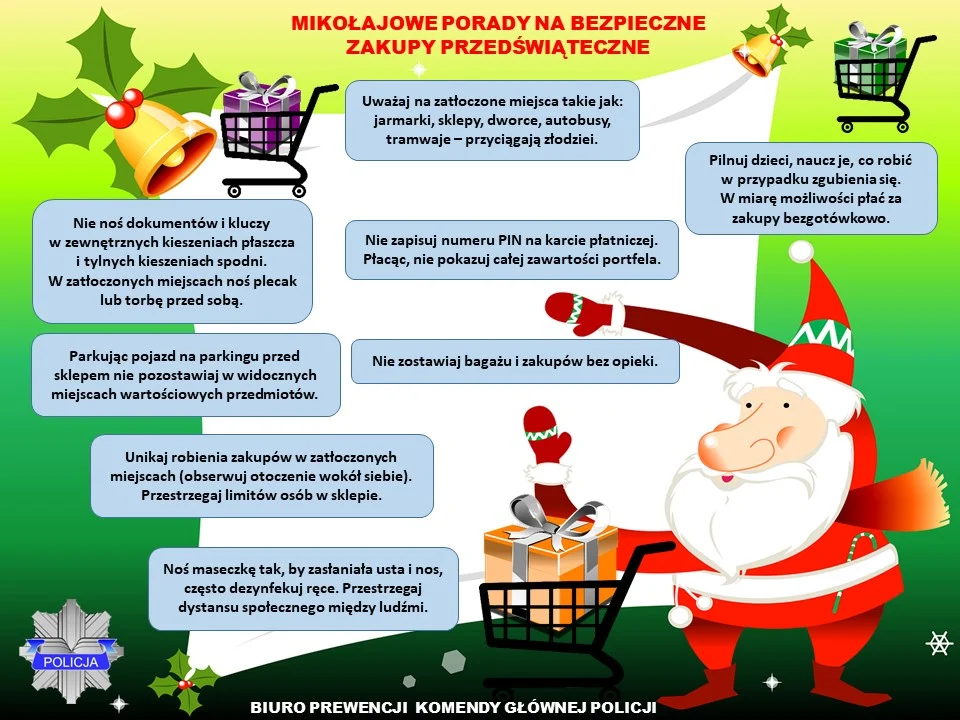 Bezpieczne zakupy przedświąteczne