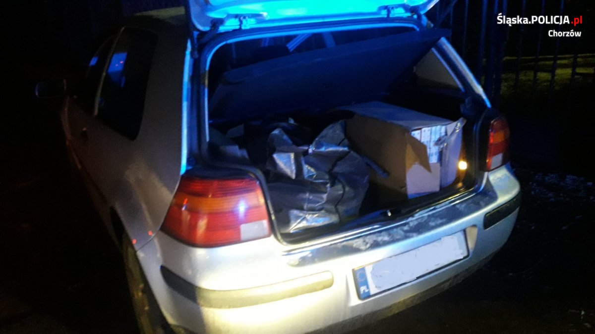Policjanci z Chorzowa zabezpieczyli nielegalne papierosy i tytoń