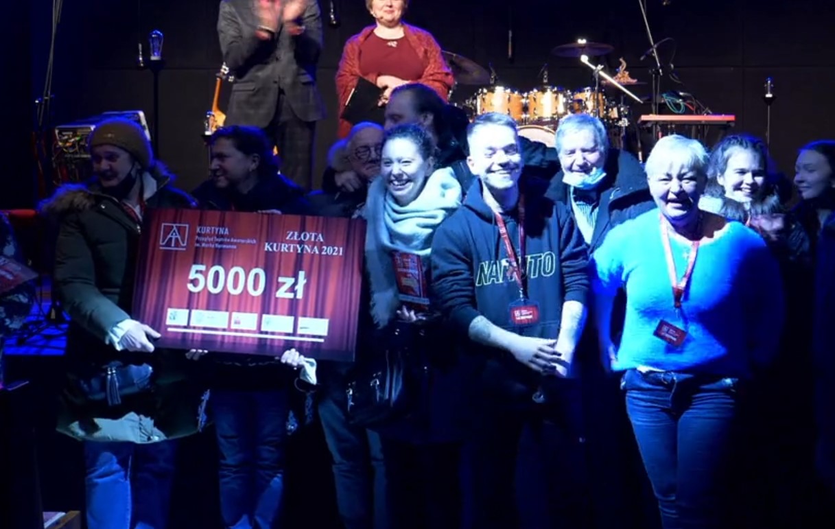 Teatr Reduta Śląska nagrodzony Złotą Kurtyną podczas przeglądu teatrów amatorskich