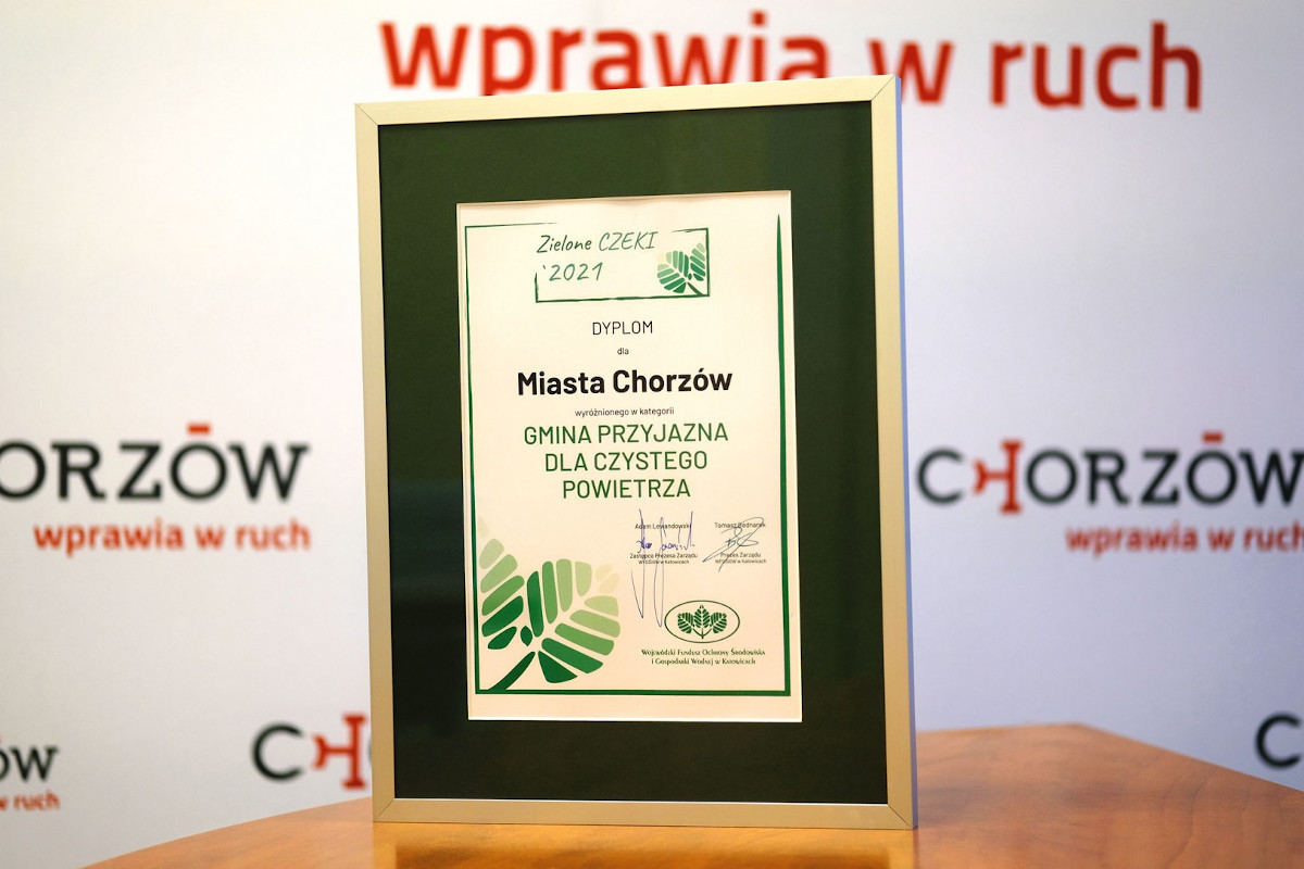 Zielone czeki dla Chorzowa #eko