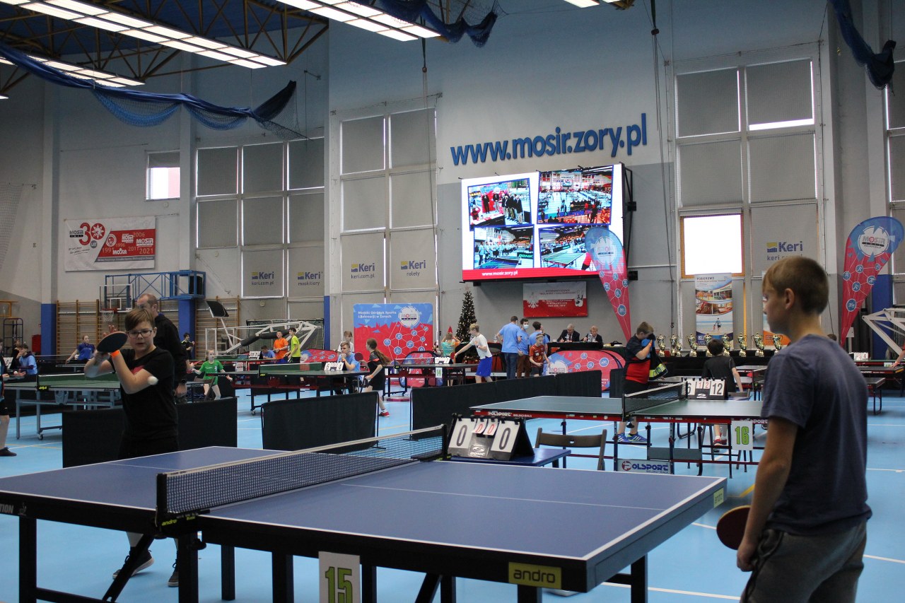 XXII Wigilijny Turniej Dzieci i Młodzieży w Tenisie Stołowym [FOTO]