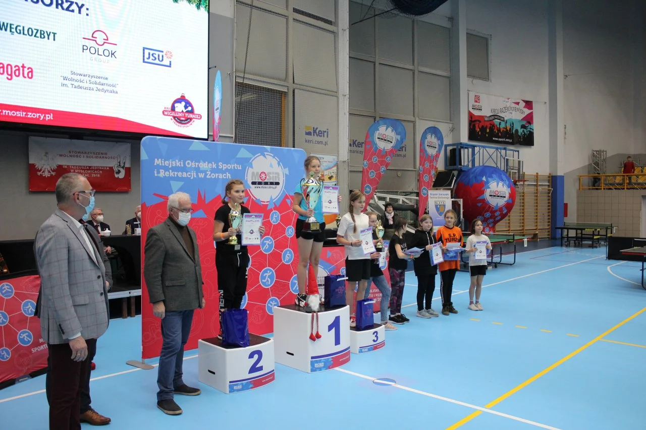 XXII Wigilijny Turniej Dzieci i Młodzieży w Tenisie Stołowym 16