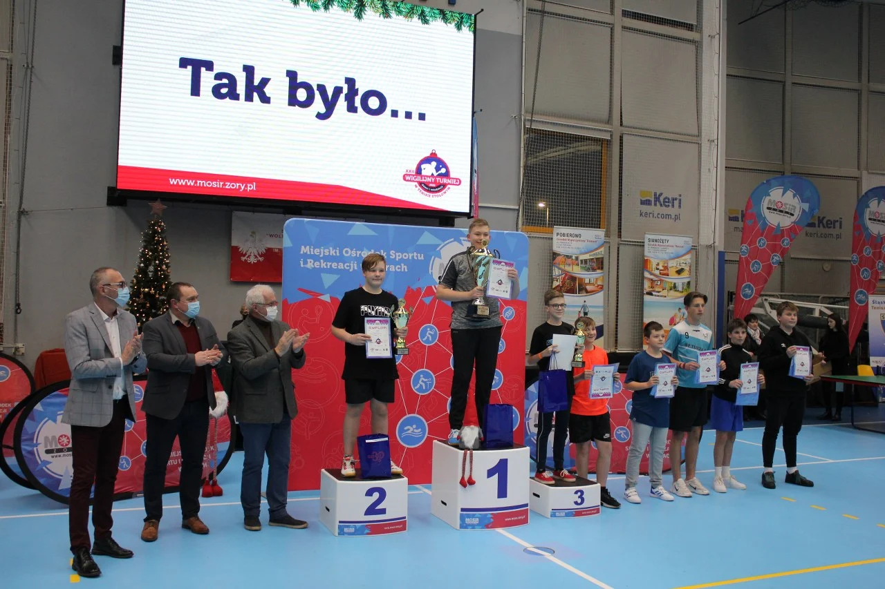 XXII Wigilijny Turniej Dzieci i Młodzieży w Tenisie Stołowym 19