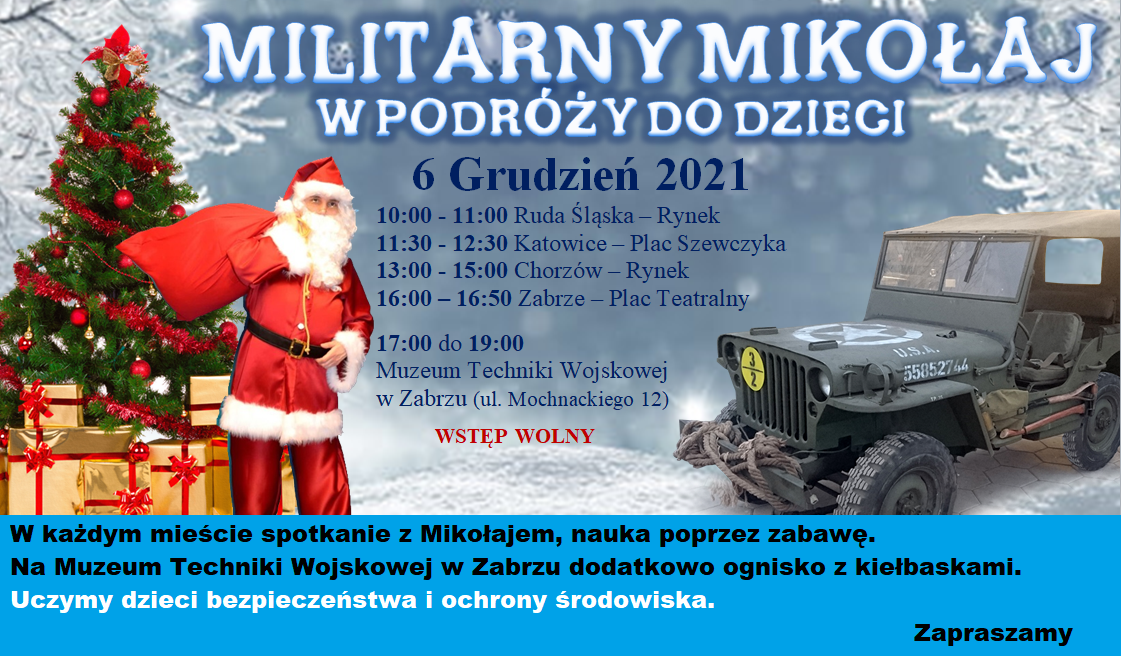 Na Plac Teatralny przyjedzie barwna parada z Militarnym Mikołajem