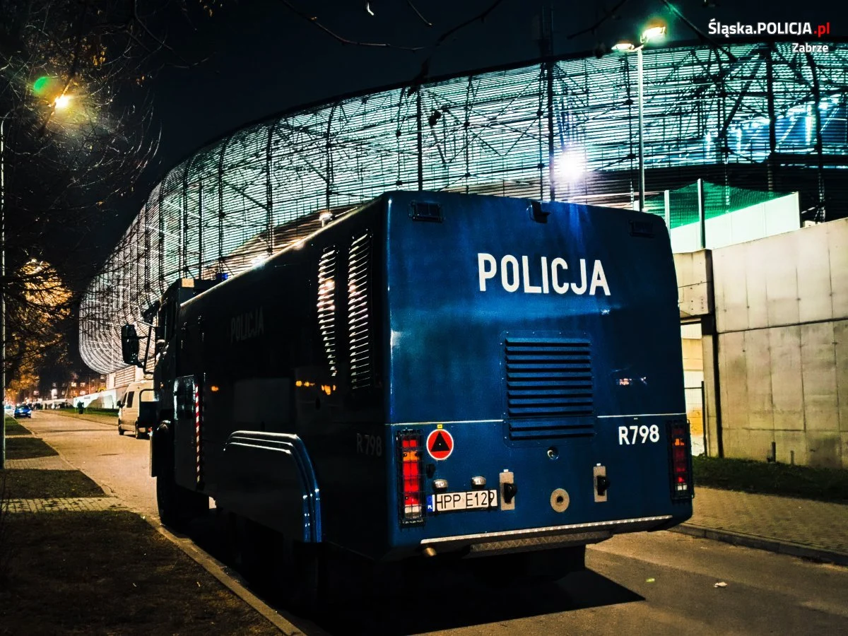 [Foto] Barbórkowy mecz Górnika Zabrze i Śląska Wrocław. Zatrzymano dwie osoby