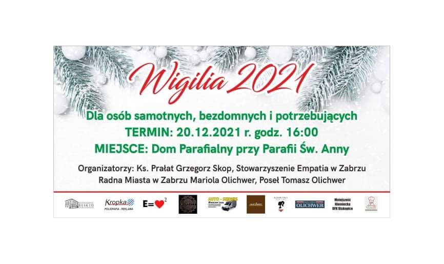 Zabrzańskie stowarzyszenie organizuje Wigilię dla samotnych, bezdomnych i potrzebujących