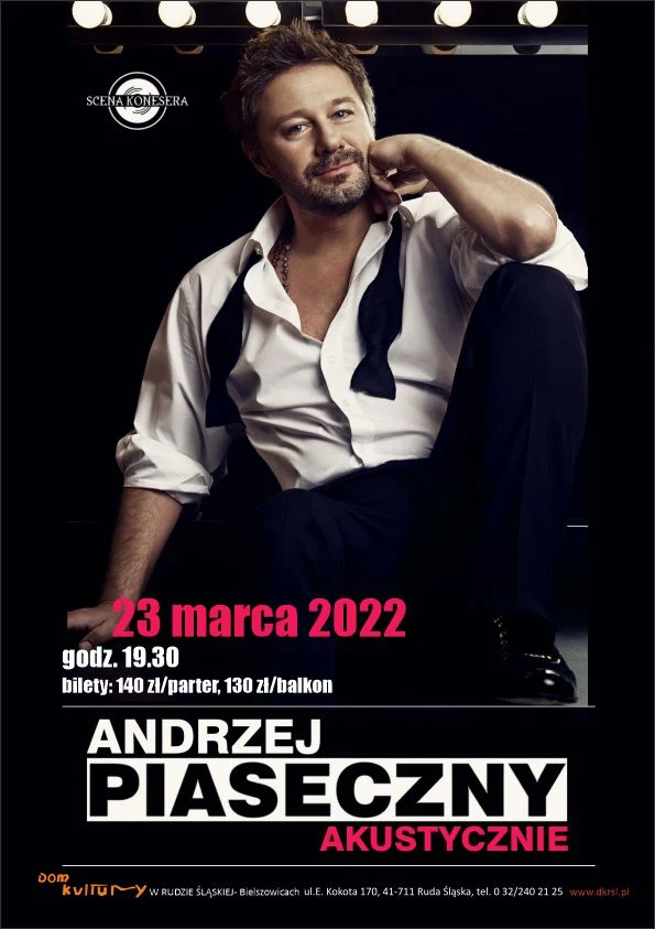 Andrzej Piaseczny zaśpiewa w Rudzie Śląskiej!