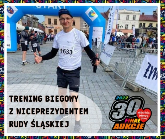 Podczas 30. finału WOŚP można wylicytować trening biegowy z wiceprezydentem Mejerem