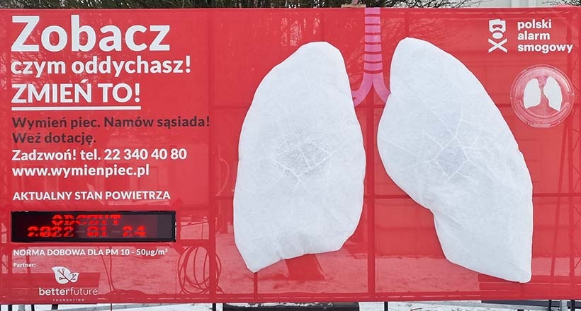 W Pyskowicach pojawiły się "mobilne płuca". Zobacz, czym oddychasz!