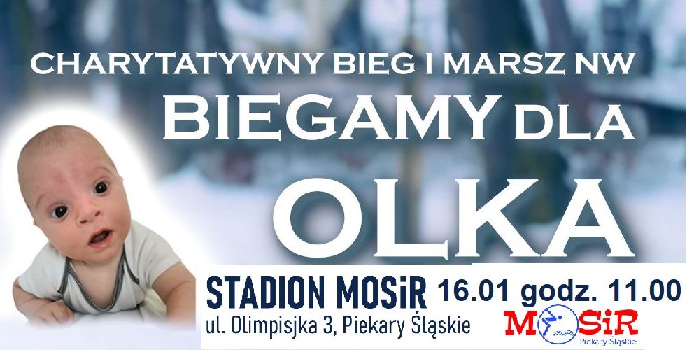 "Biegamy dla Olka". Zapisy trwają