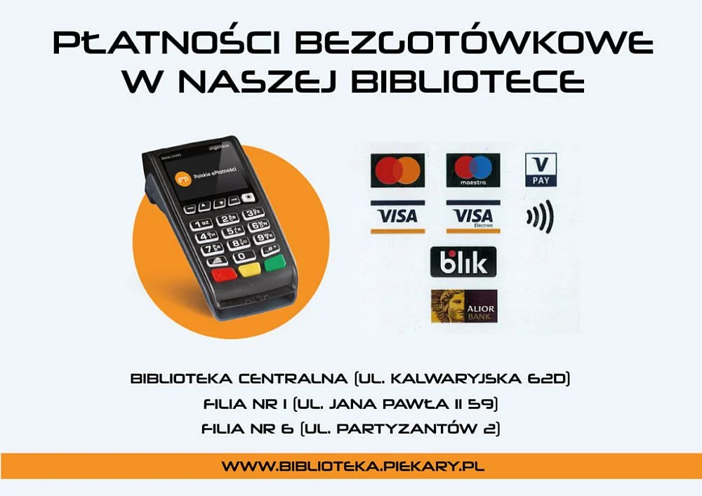 Biblioteka wprowadza płatność kartą