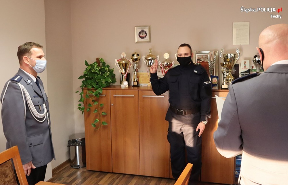 Nowy policjant w tyskiej komendzie