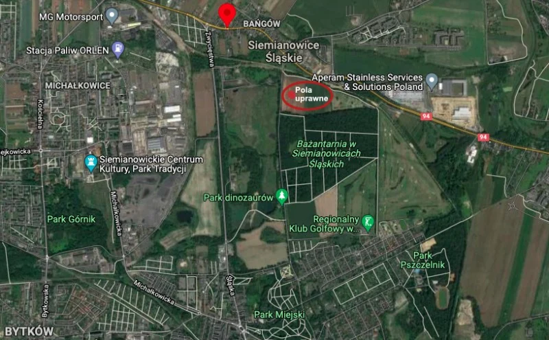 Pola przy "Fazańcu" bez zabudowy mieszkaniowej