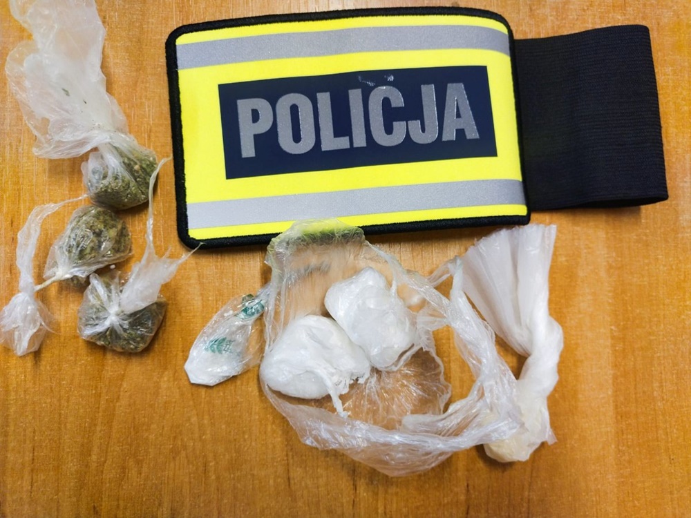 34-latek usłyszał zarzut za posiadanie narkotyków