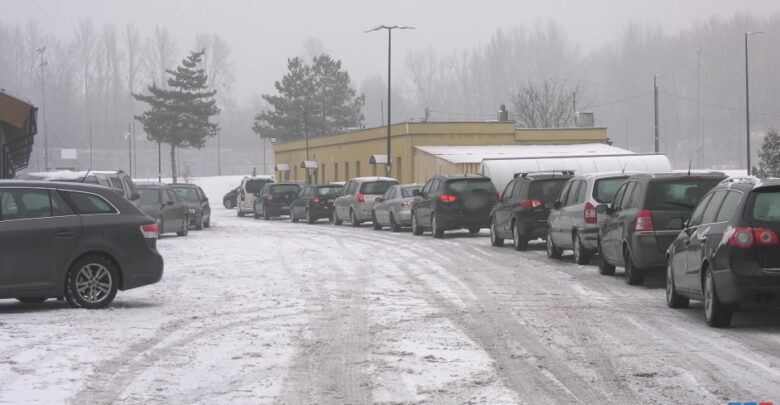 Dantejskie sceny przy punktach wymazowych na całym Śląsku! Przeciążony system pada