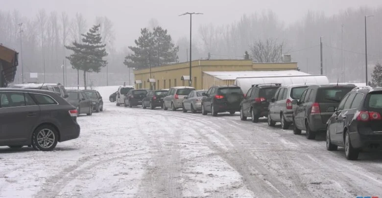 Dantejskie sceny przy punktach wymazowych na całym Śląsku! Przeciążony system pada