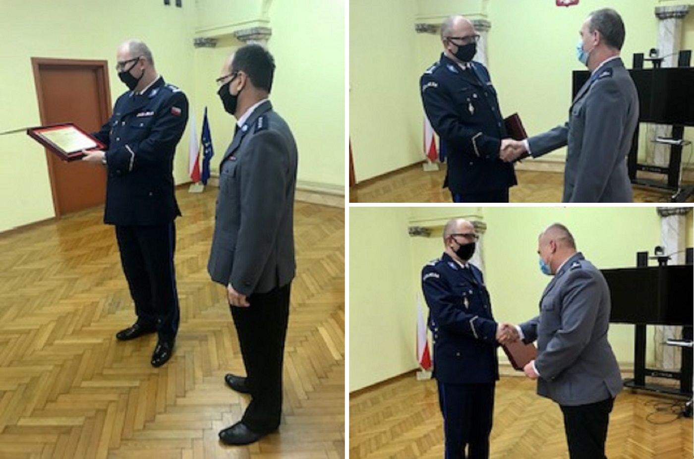 Spotkanie pożegnalne odchodzących na emeryturę policjantów