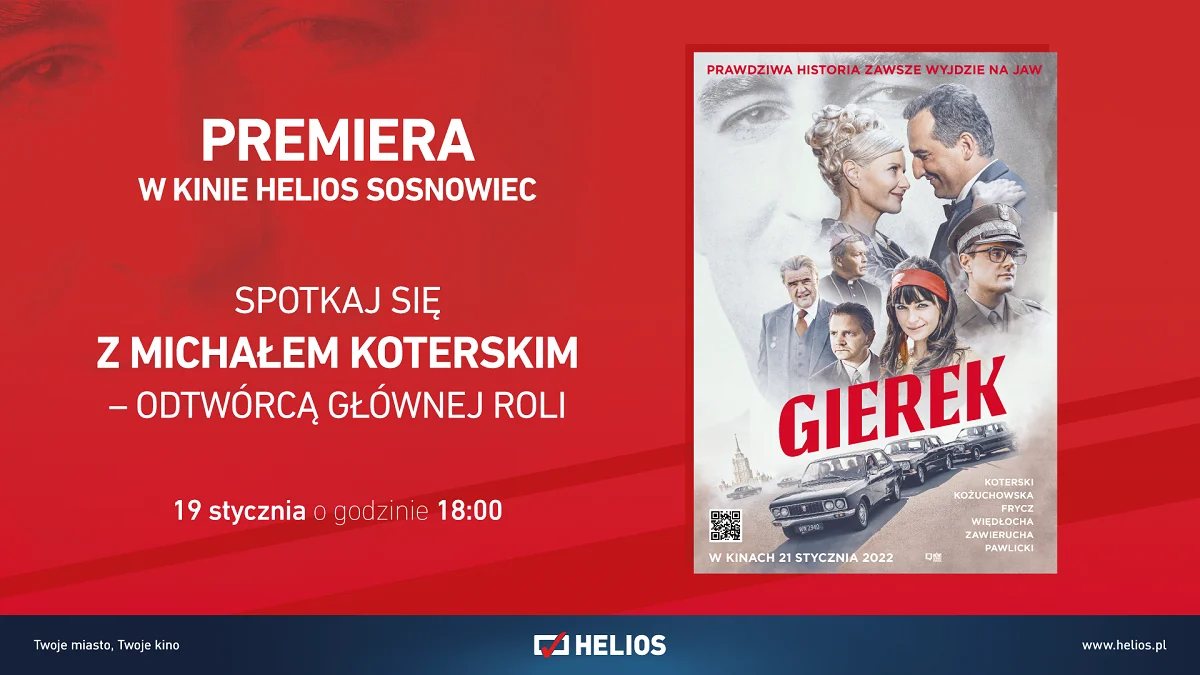 Uroczysta premiera filmu "Gierek" w Kinie Helios Sosnowiec