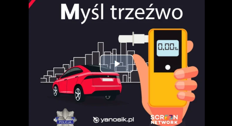 Myśl Trzeźwo - wspólna akcja Biura Ruchu Drogowego KGP i firmy Neptis S.A.