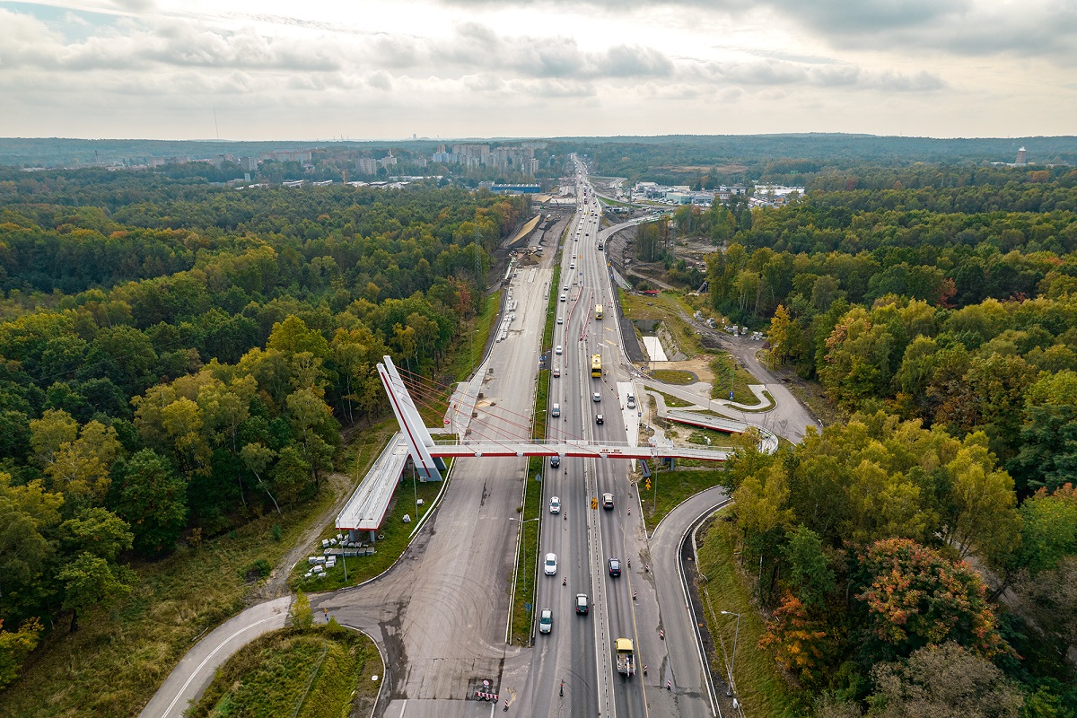 Przebudowa DK81 - otwarcie zjazdu z ul. Pszczyńskiej w ul. 73-go Pułku Piechoty