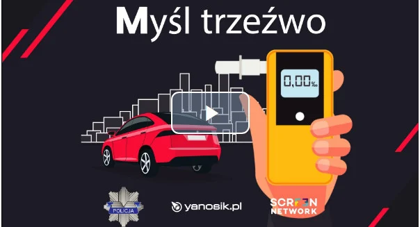 Myśl Trzeźwo - wspólna akcja Biura Ruchu Drogowego KGP i firmy Neptis S.A.