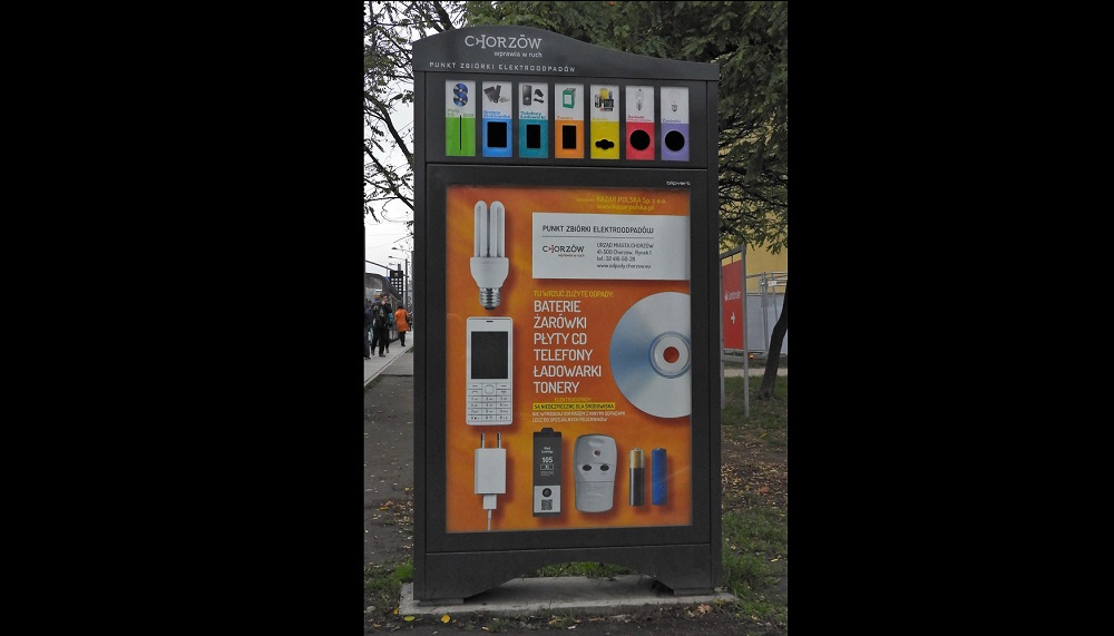 Pojemniki na odpady niebezpieczne po raz kolejny zdewastowane