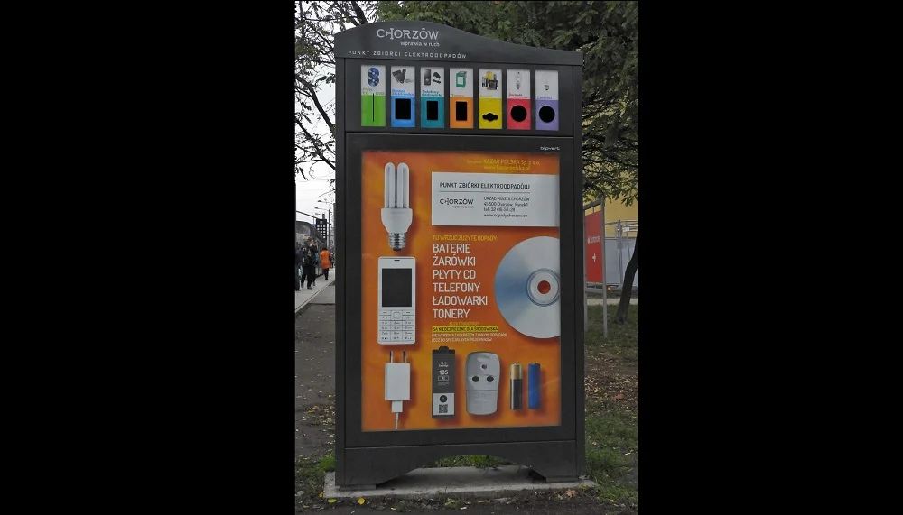 Pojemniki na odpady niebezpieczne po raz kolejny zdewastowane